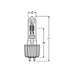 OSRAM HPL 575W Long Life, 230V, 3050K, 1500H